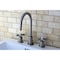 Kingston Brass KS8958ZX Mini-Widespread Bathroom Faucet, Brushed Nickel KS8958ZX - alternate 2